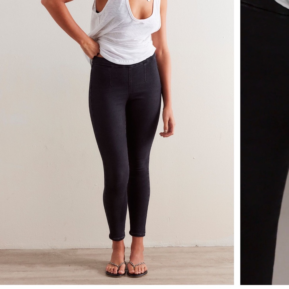 Free People Black Jeggings